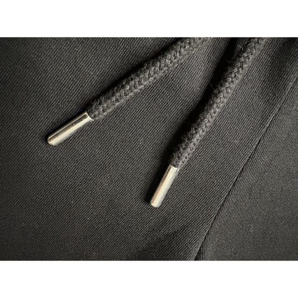 ZARA Wide Leg Pants Size Small Black Brown Elastic Waist Pull On Drawstring - Picture 16 of 16